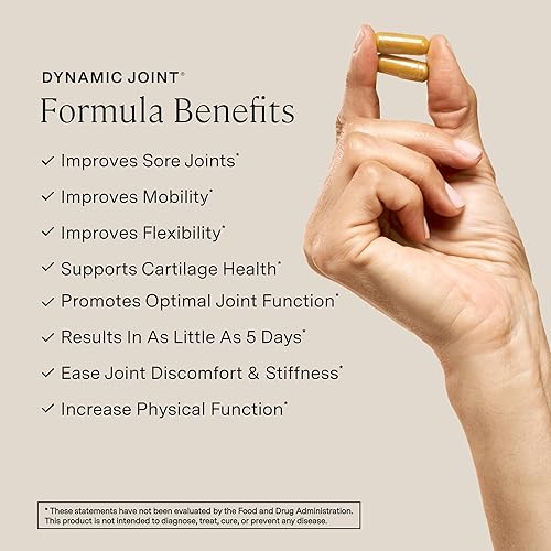 Miniatura 3 de Stonehenge Health Suplemento dinámico para la salud articular  Apoyo de acción rápida con AprèsFlex Boswellia, MSM, colágeno multitipo, cúrcuma,