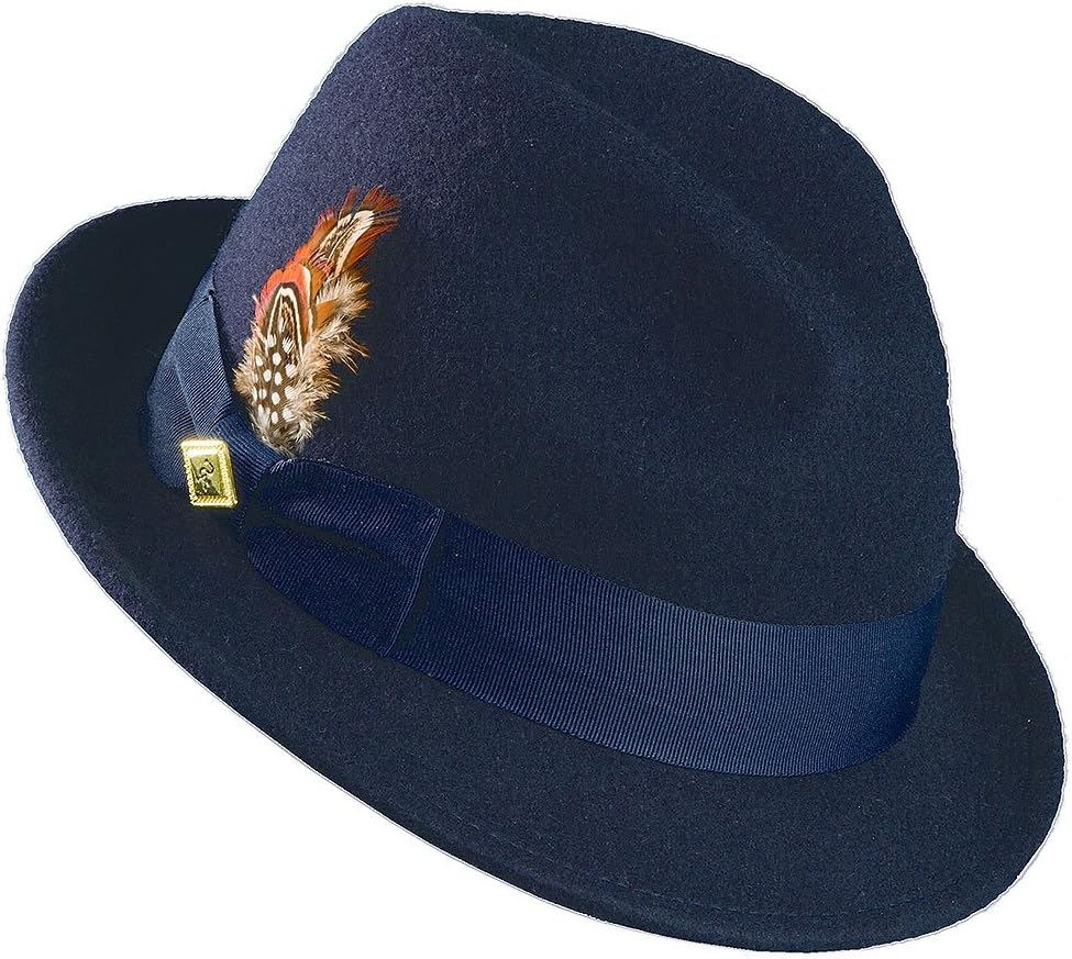 STACY ADAMS Men's Fedora with Matching 
