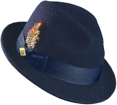 STACY ADAMS Men's Fedora with Matching 