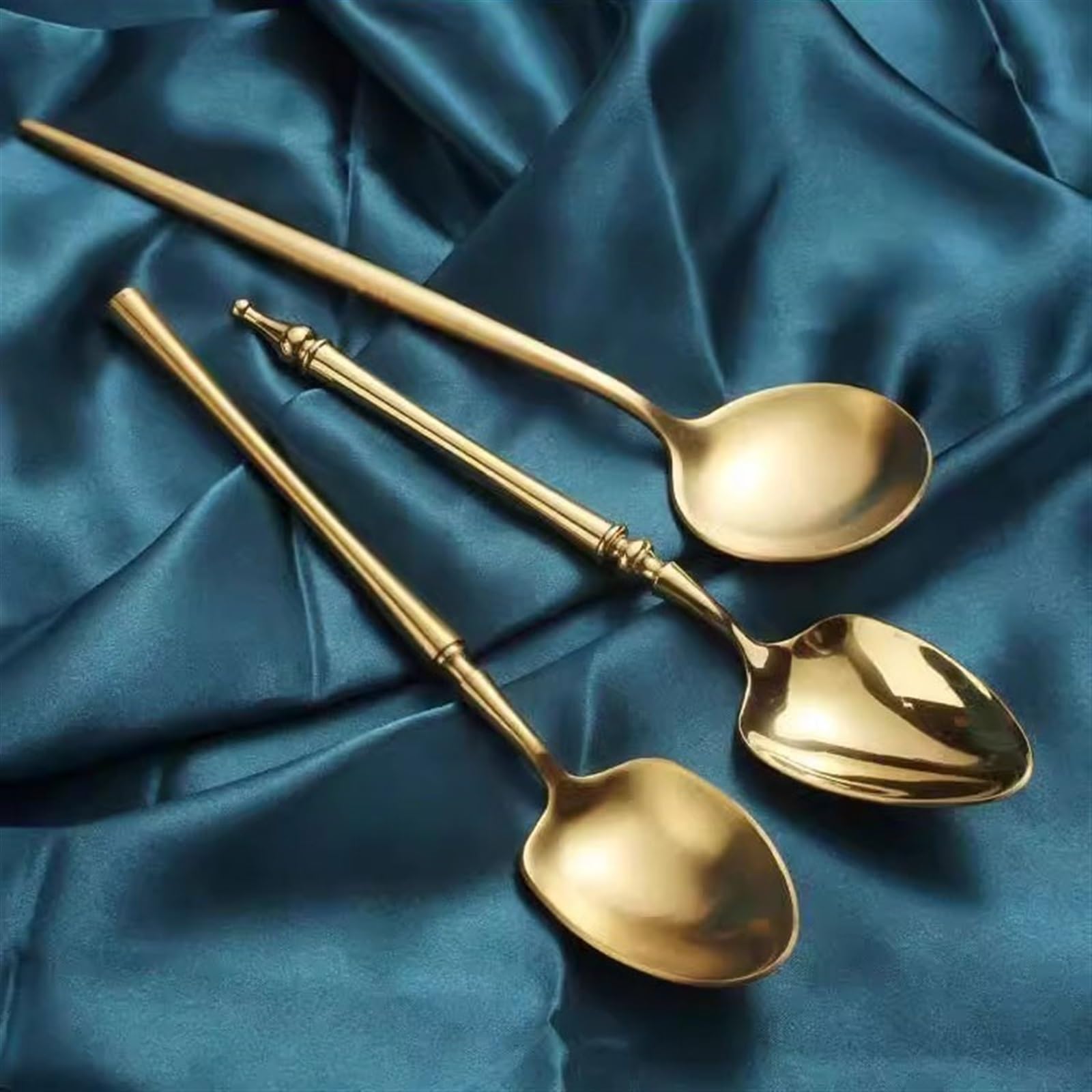 Cucchiai da minestra Cucchiai For La Casa Color Rame, Stoviglie Squisite E Belle, Cucchiai Di Riso A Manico Lungo Della Scuola Elementare, Cucchiai Belli, Squisiti E Di Bell'aspetto Cucchiaio da tavol