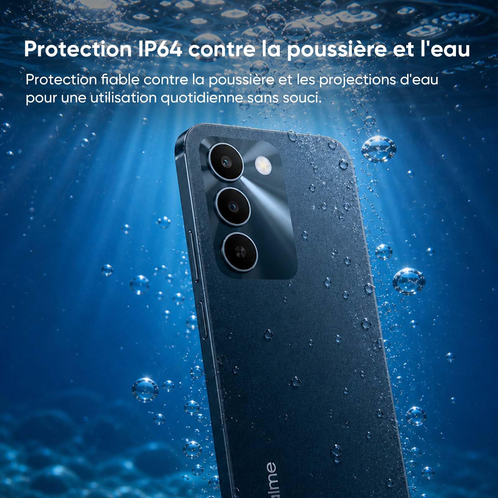 realme C100 5G Smartphone 4GB+128GB, Smartphone 5G, 6600mAh et Charge 45W, Téléphone Portable Android 16 Ultra-Brillant 6.8" 144Hz, Appareil Photo 50MP AI, Charge inversée 6.5W, IP64, Violet