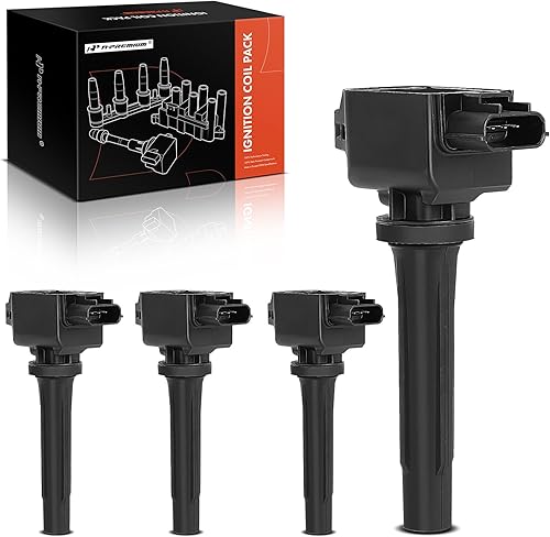 Miniatura 9 de A-Premium Juego de 4 bobinas de encendido y bujías de iridio compatibles con Mazda CX-5 2013-2018, 3 2012-2019, 3 Sport 2014 2016-2018, 6 2014-2017,