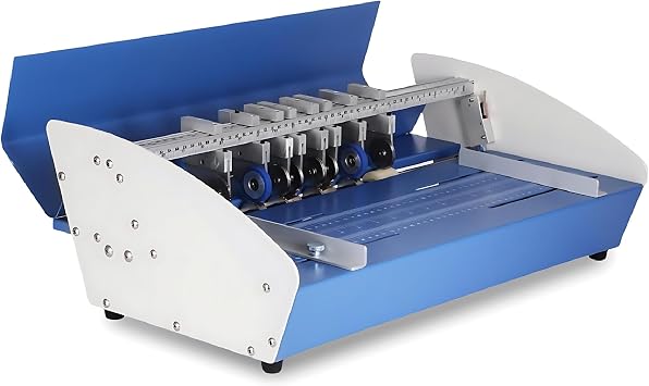 Electric Creasing Machine,20.5in Paper Perforating Folding Machine,3 in 1 Kraft Photo Cardboard Creaser Perforator Cutter 220V for Paper Crafts/Printing Houses/Offices
