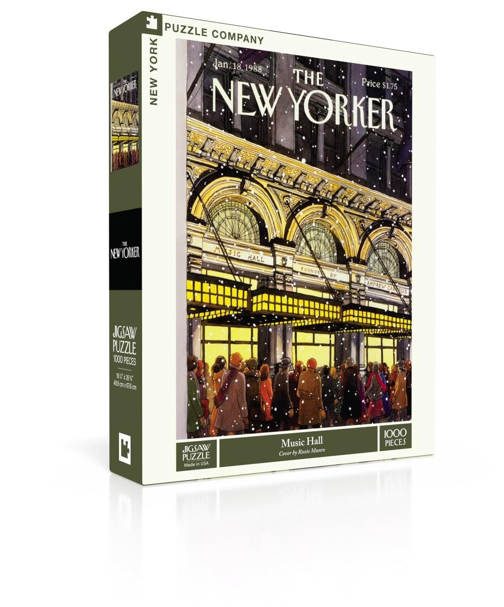 New York Puzzle Company - New Yorker Carnegie Hall - 1000 Teile Puzzle für Erwachsene von Roxie Munro