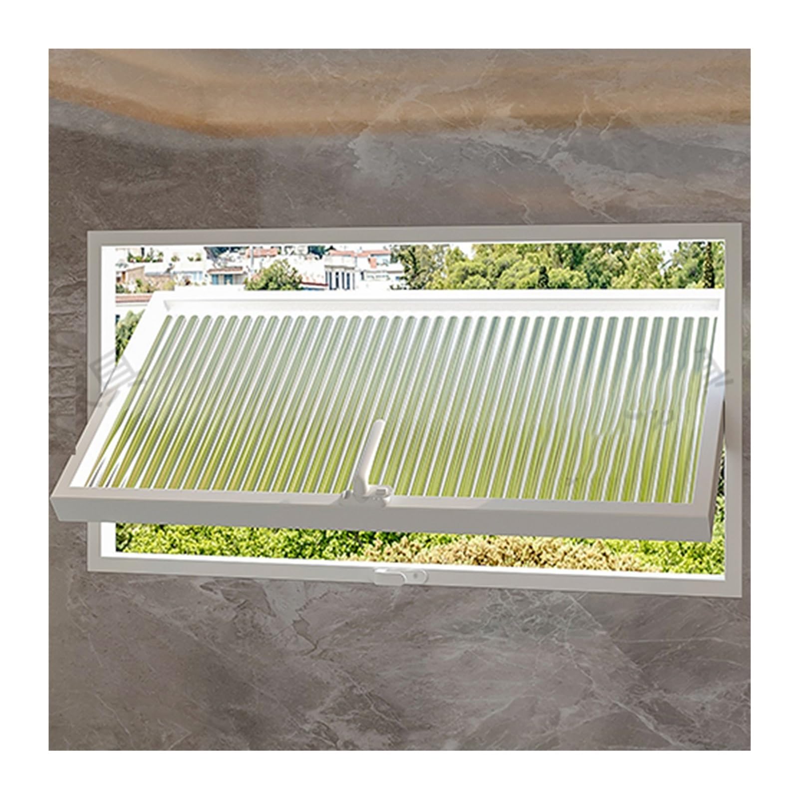 Ventanas de reemplazo para sótano e iluminación en almacenes con giro de 360 grados