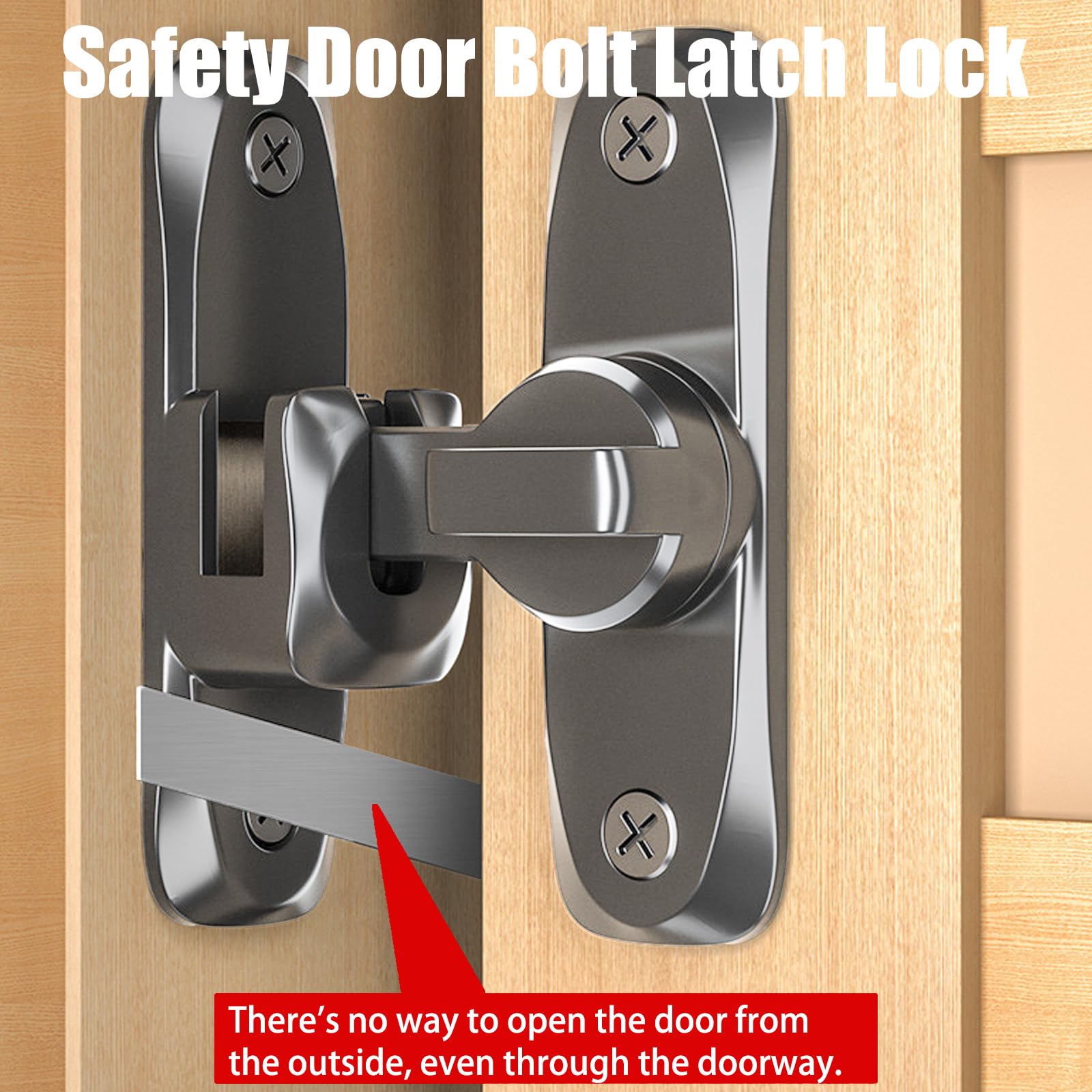 90/180 Degrés Verrou De Porte Pour Portes Coulissantes Serrure De Porte