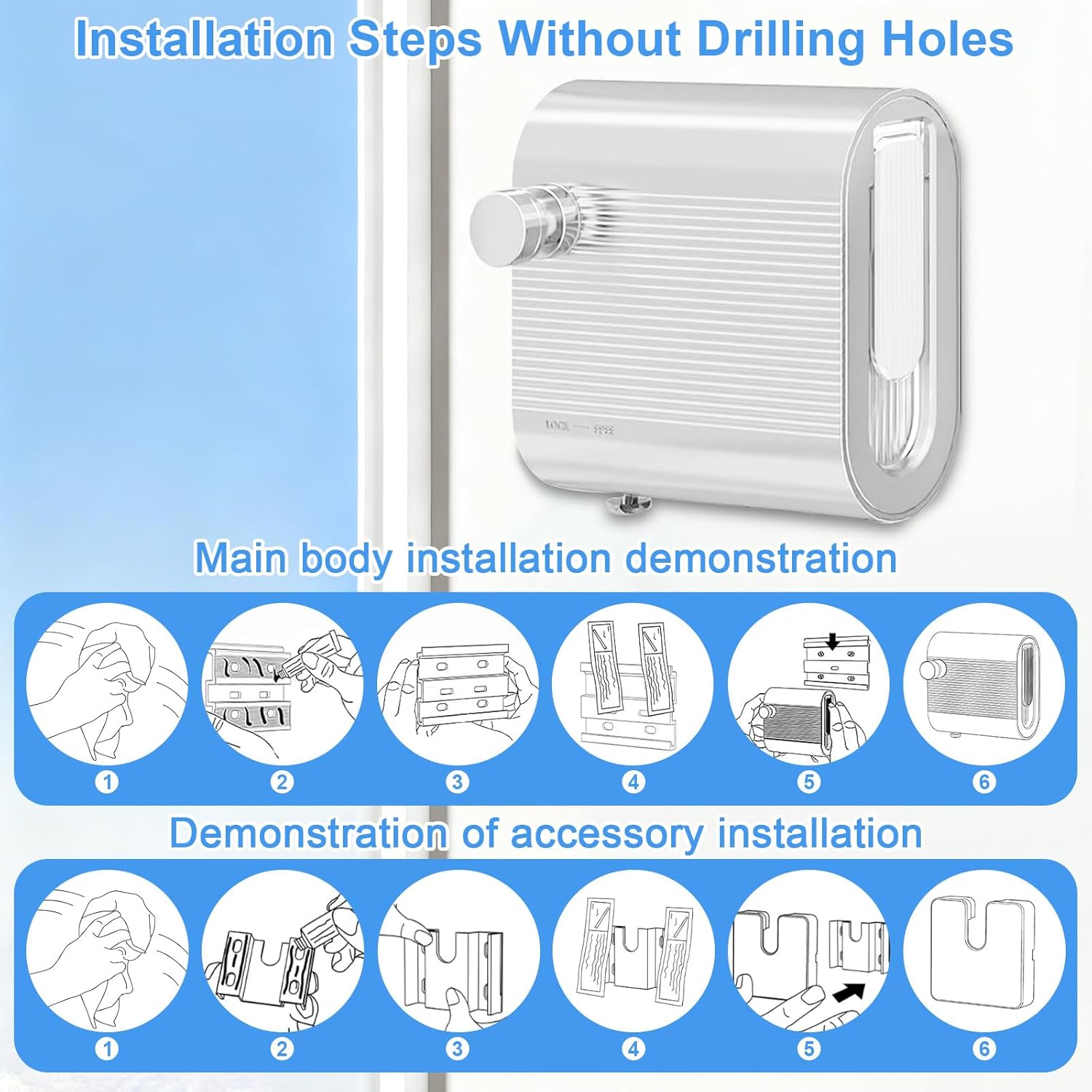 Retractable Clothesline Indoor Outdoor,13.78FT/4.2M Clotheslines for Outside,Wall Mounted Retractable Clothes Line with Stainless Steel Cable (White)