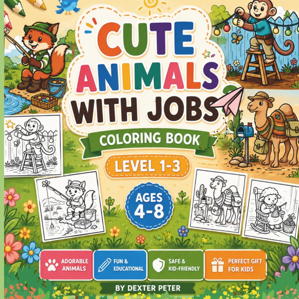 CUTE ANIMALS WITH JOBS