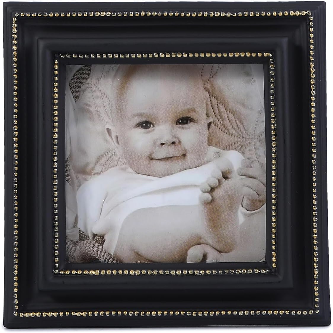 SIKOO Picture Frames 3x3 Square Vintage Frame Antique