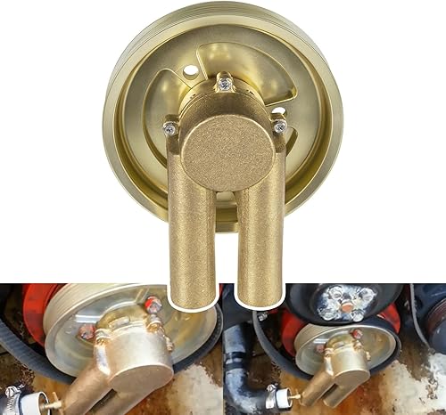 212145993862482  3812693 Bomba de agua marina montada en manivela para motores Volvo Penta 4.35.05.7