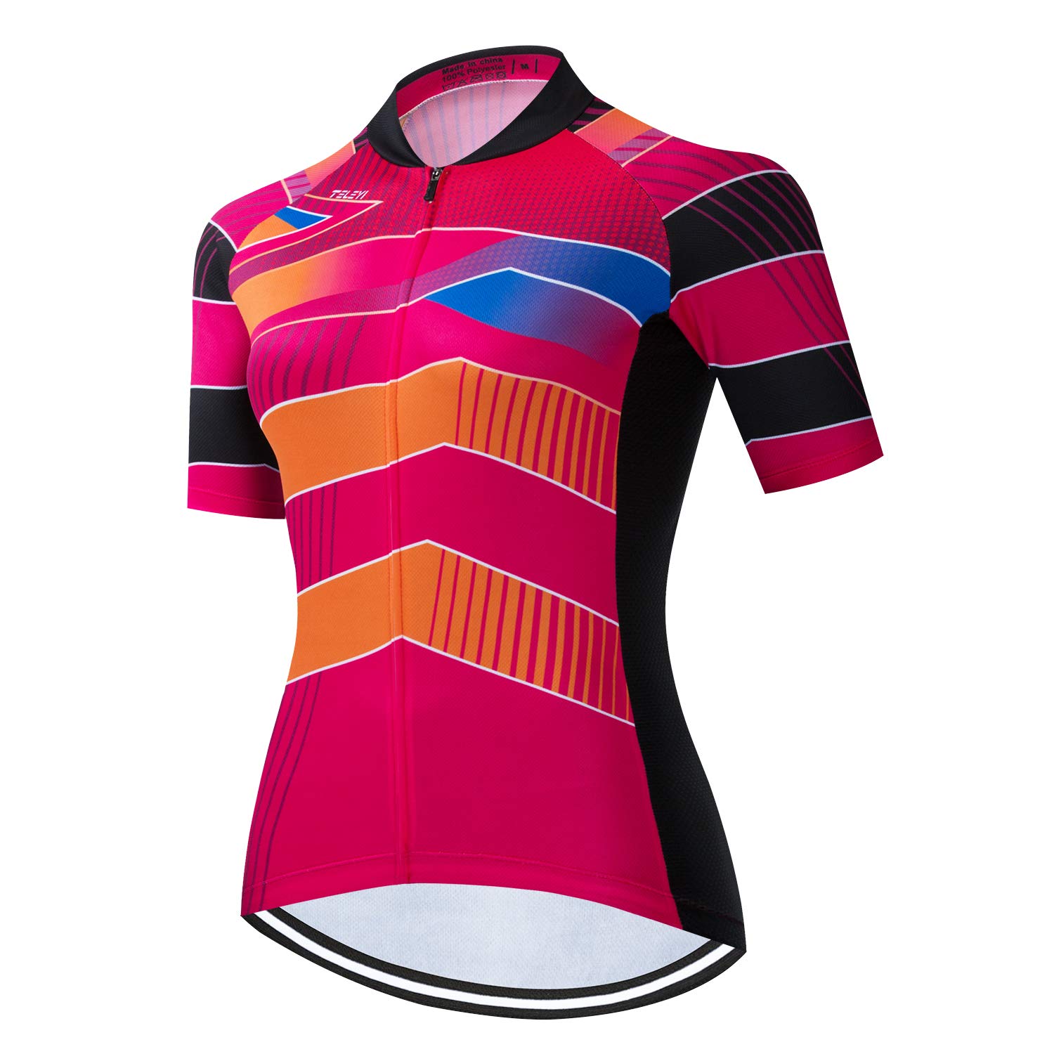 Women's Cycling Jersey, Short Sleeve and Bike Shorts Reflective 3-Pockets S-3XL