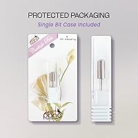 Vista 7 de PANA 3/32" Small Smooth Round Top Safety Carbide Nail Drill Bit for Gel Polish & Acrylic Removal Nail Salon Manicure Pedicure Electric File Tools