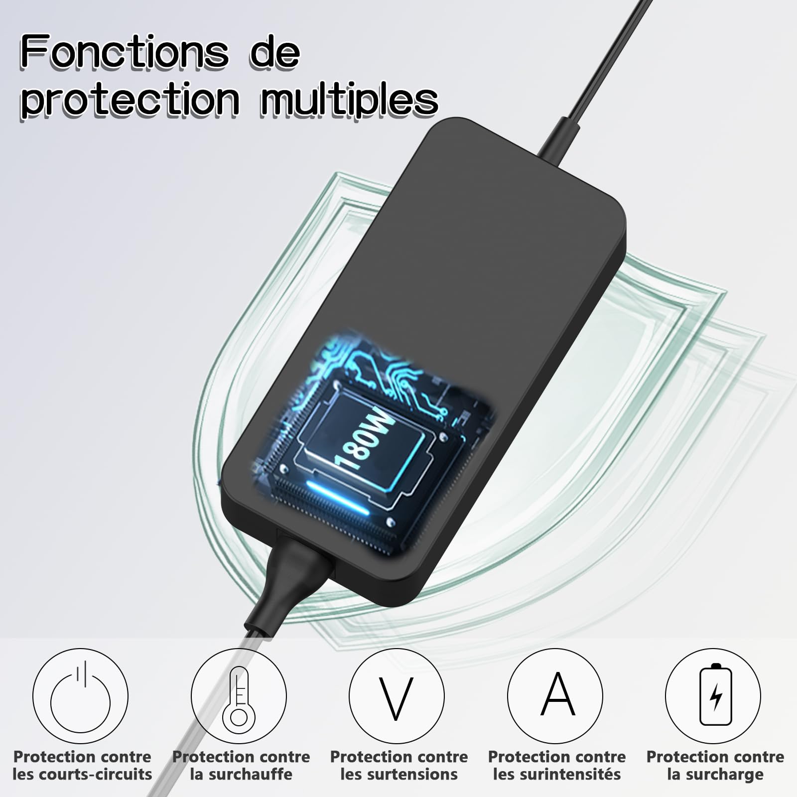 180W Chargeur Ordinateur Portable pour ASUS ROG Zephyrus & TUF Gaming Serie