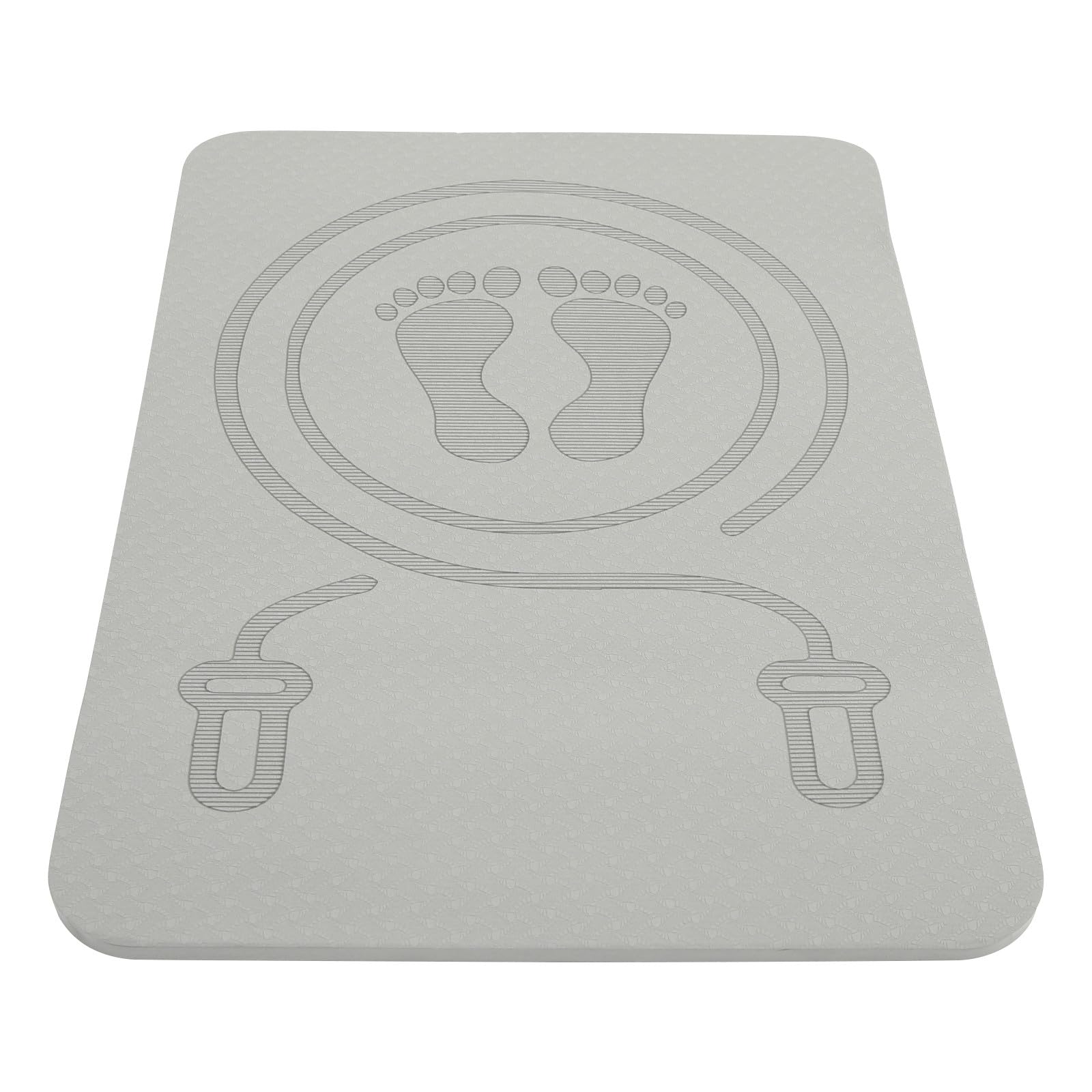 Non-Slip Rope Skipping Mat, Tpe round Indoor Workout Mat