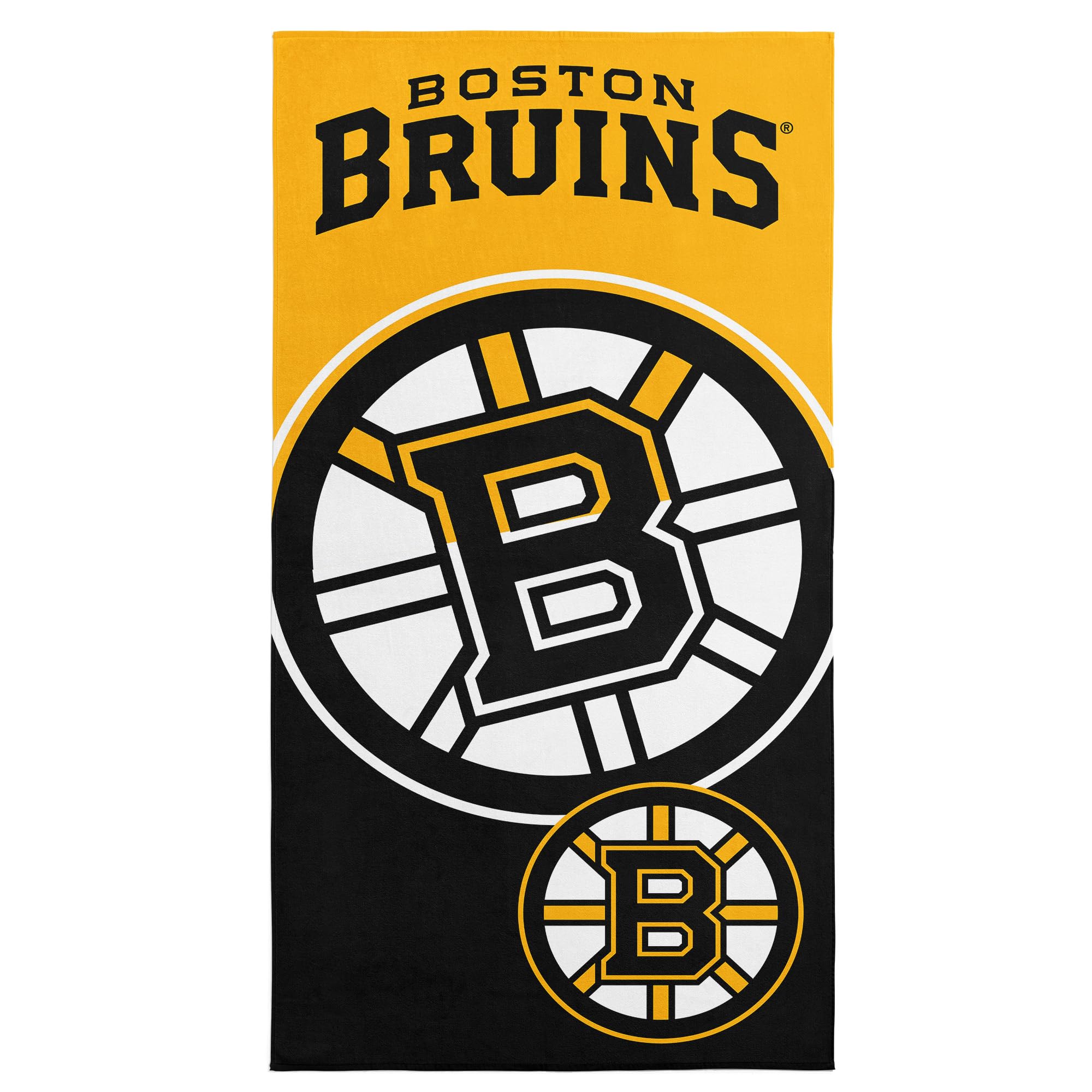 Northwest Incisor Boston Bruins Nhl Micro Fiber Beach Towel 30 X 60 Inches