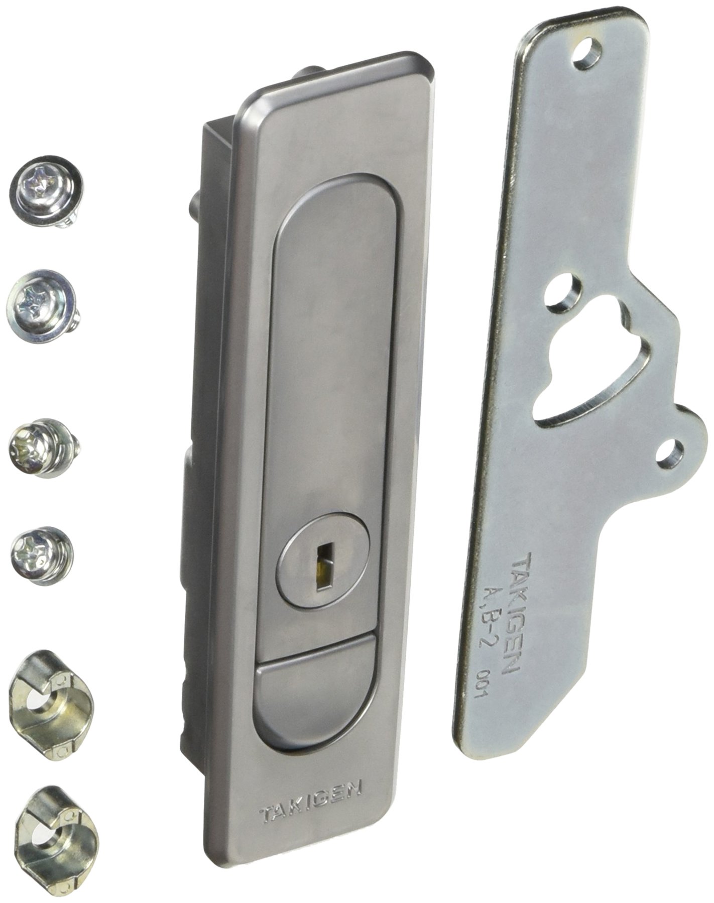 Amazon | タキゲン 平面ハンドル 新AB止め金付(AC-25-AB-2N) A-240-A-2