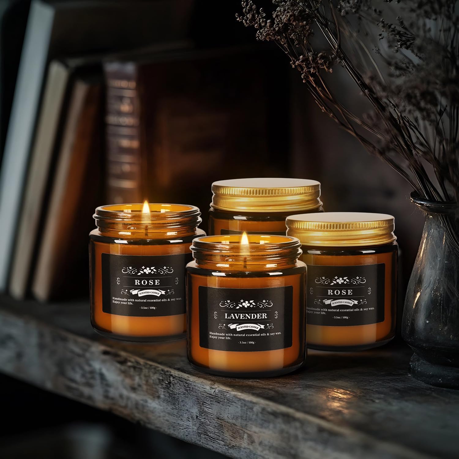 12 Pcs Scented Candles with Added Natural Essential Oils, 3.05oz, Suitable for Various Festivals, Parties, Yoga, and Home Scene - Image 4