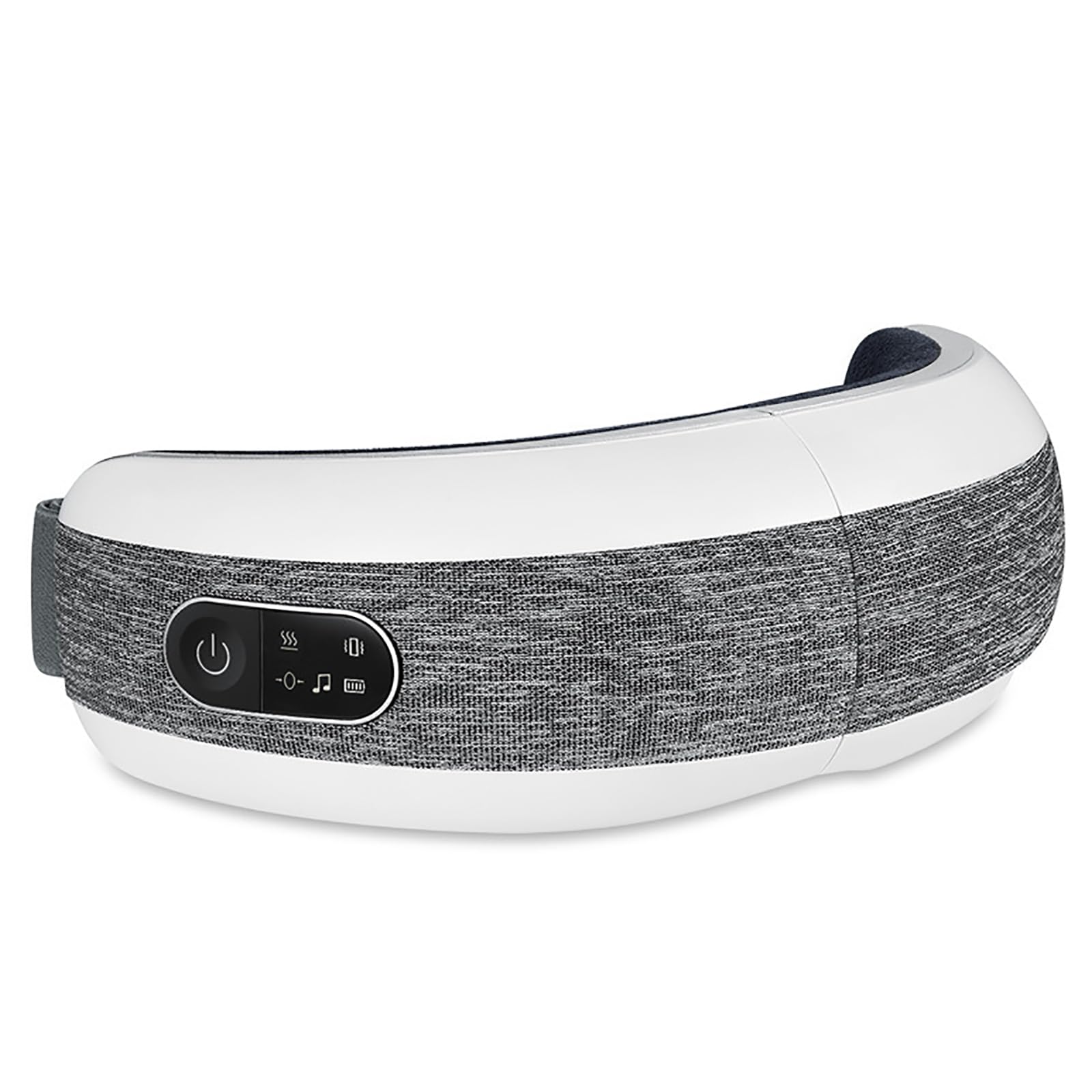 Masajeador De Ojos, Máscara De Ojos con Vibración Eléctrica con Calor Y Música, Temperatura 38°/40°/42° Ajustable, Diseño Plegable De 180° Y Recargable, para Insomnio, Dolor De Cabeza