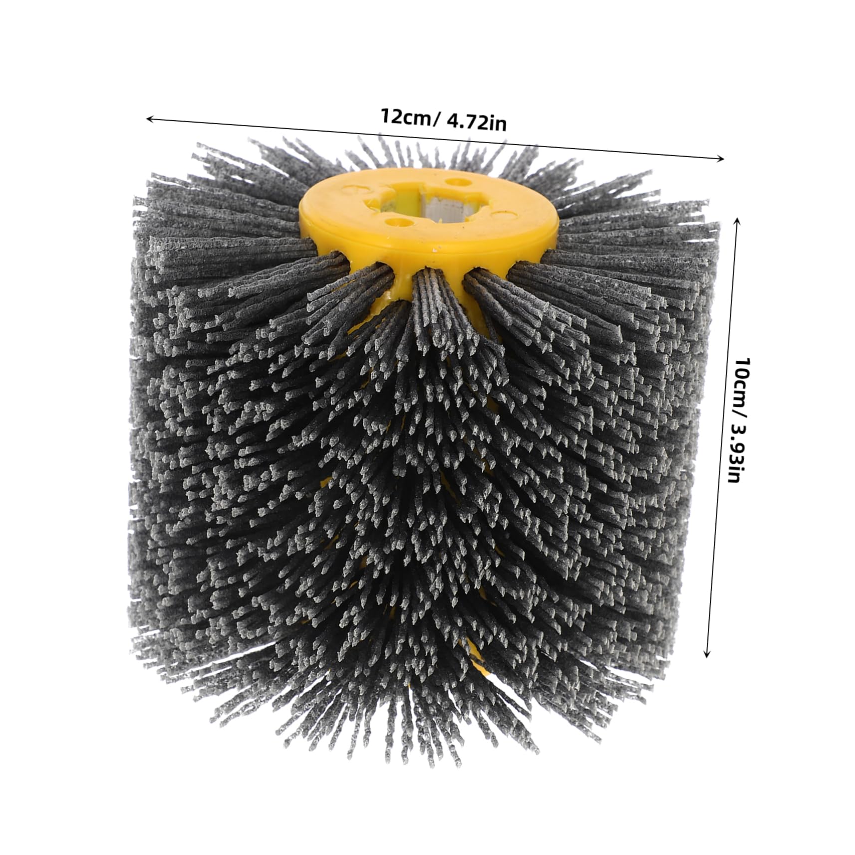 Cabilock High-Performance Nylon Wire Brush Wheel 80 Grit for Wood Deburring Polishing