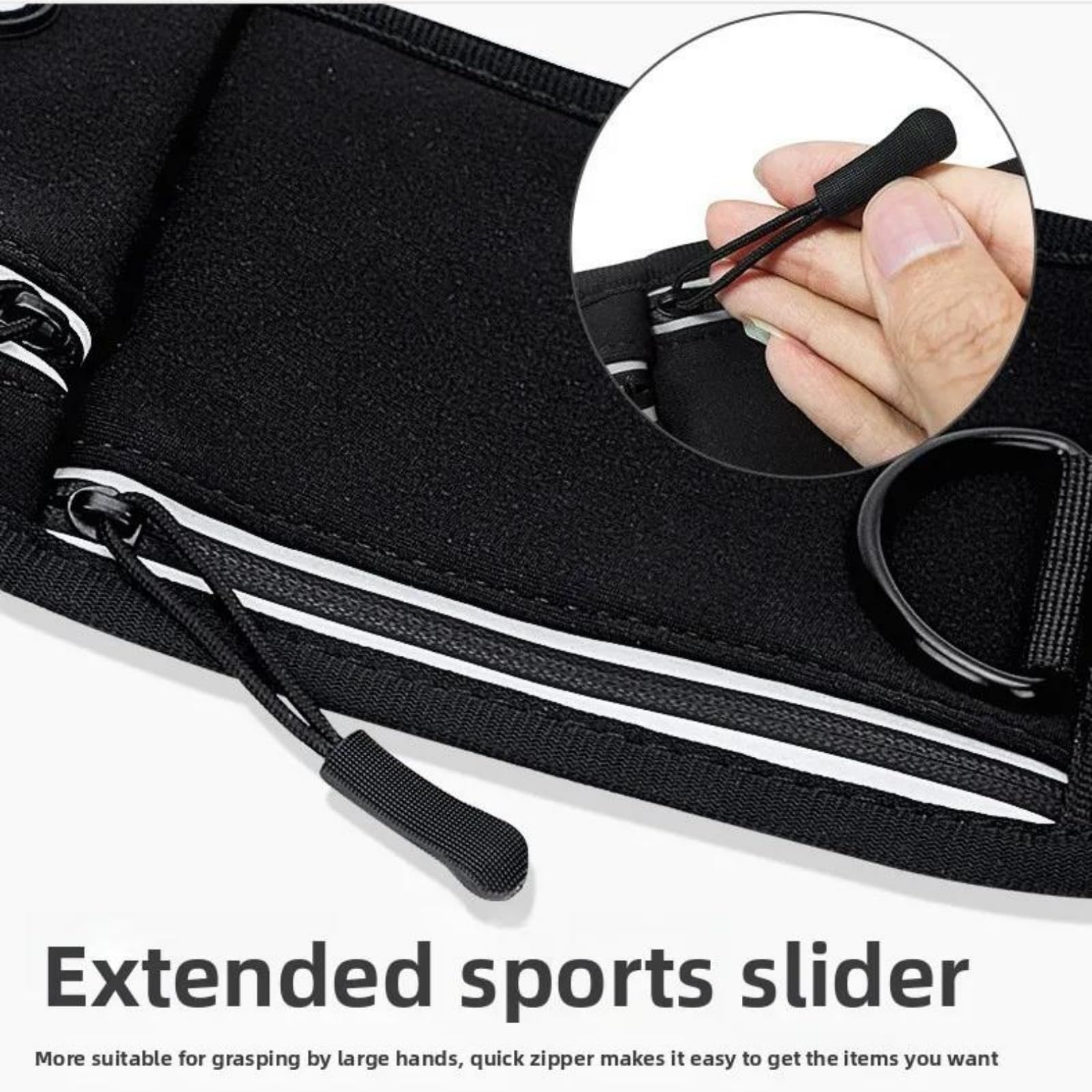 Laisse Mains Libres Ceinture Ajustable Sac Banane, Anti-Traction Réfléchissante Double Poignée Grands Chiens, Jogging Randonnée Cyclisme,Bleu
