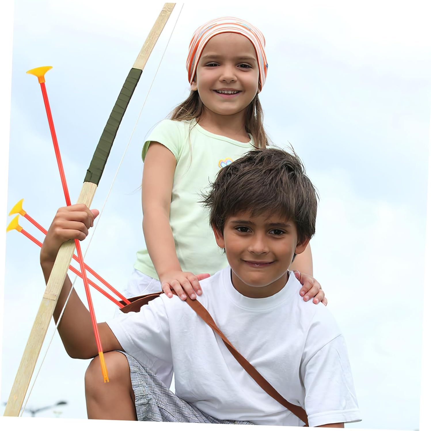 12pcs Reusable Suction Cup Arrows for Boys and Girls Outdoor Fun for Birthday Parties and Games