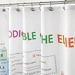 Updated Periodic Table of Elements Fabric Shower Curtains for Chemistry Students and Teacher Use as Poster