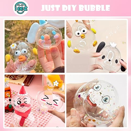 Miniatura 6 de Kit de burbujas de nano cinta, cinta elástica de doble cara de color para manualidades, bola blanda, recuerdos de fiesta y juguetes antiestrés para