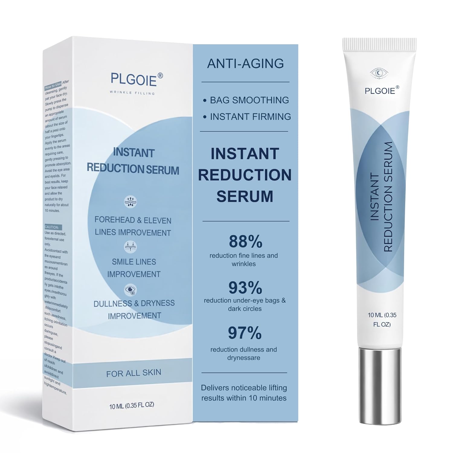 Instant Eye Lift Serum - Visibly Reduces Bags, Wrinkles & Dark Circles