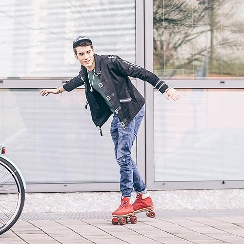 Miniatura 5 de PATIKIL Topes de punta para patines con destornillador, 1 par de tapones de freno de goma 82A para repuesto de accesorios de patinaje, mezcla de