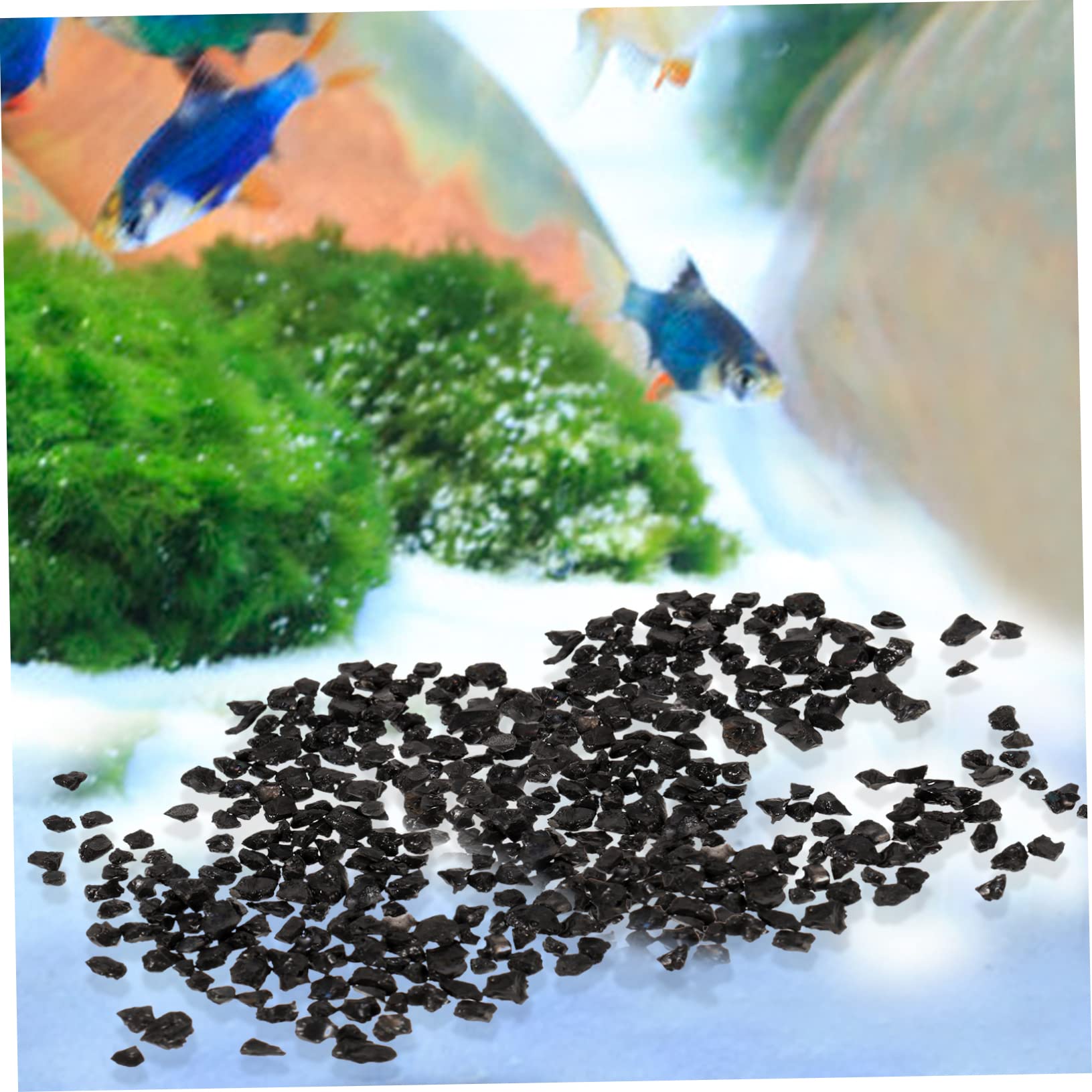 ORFOFE 50g Bag of Mini Garden Rock Decor Natural Stone Decor Basing Stone Decor for Aquarium and Micro-Landscape