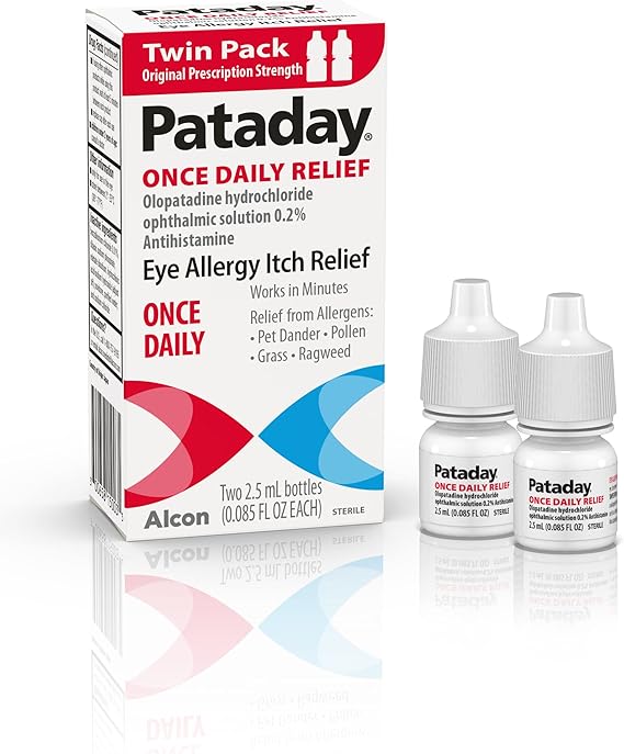 Pataday Once Daily Relief Allergy Eye Drops by Alcon, for