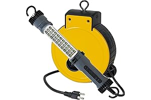 Alert Retractable Work Light for Garage