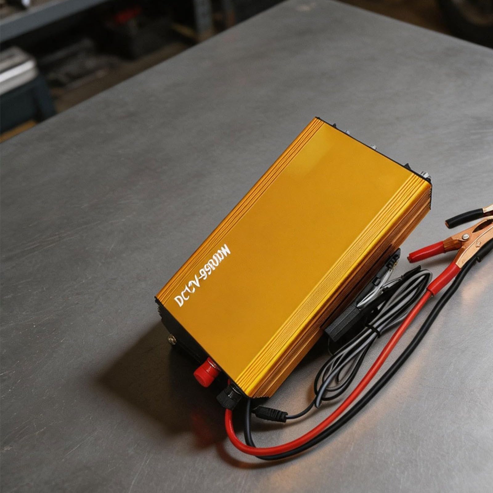 KiraKira Płyta inwertera 12 V z 20 tranzystorami, zestaw konwertera wysokoprądowego 50 A, projekty DIY, regulowana częstotliwość i kontrola napięcia, metalowa obudowa 230 x 120 x 45 mm