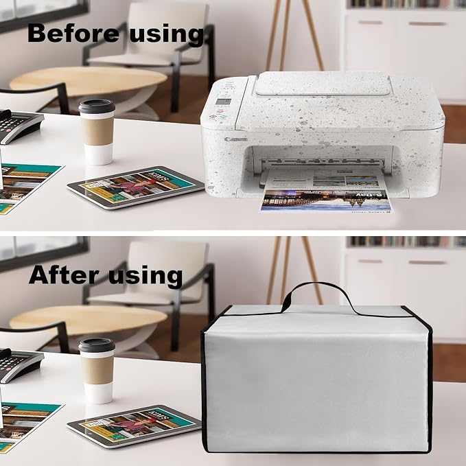 Funda Antipolvo para Impresora Canon PIXMA TS4320 Plata miniatura 4