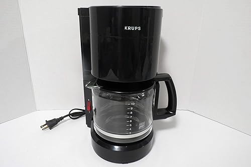 Krups ProCafe Cafetera de 10 tazas (50 onzas/1,4 litros) - NEGRO