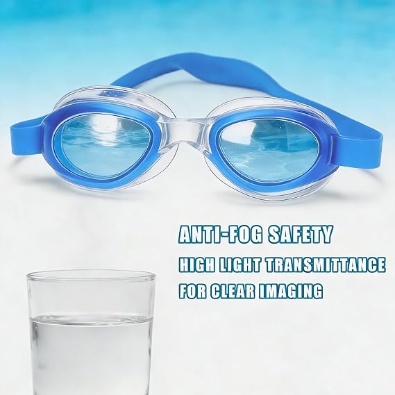 2 Pack Swimming Goggles,No Leaking Anti Fog Kids Swimming Goggles Unisex