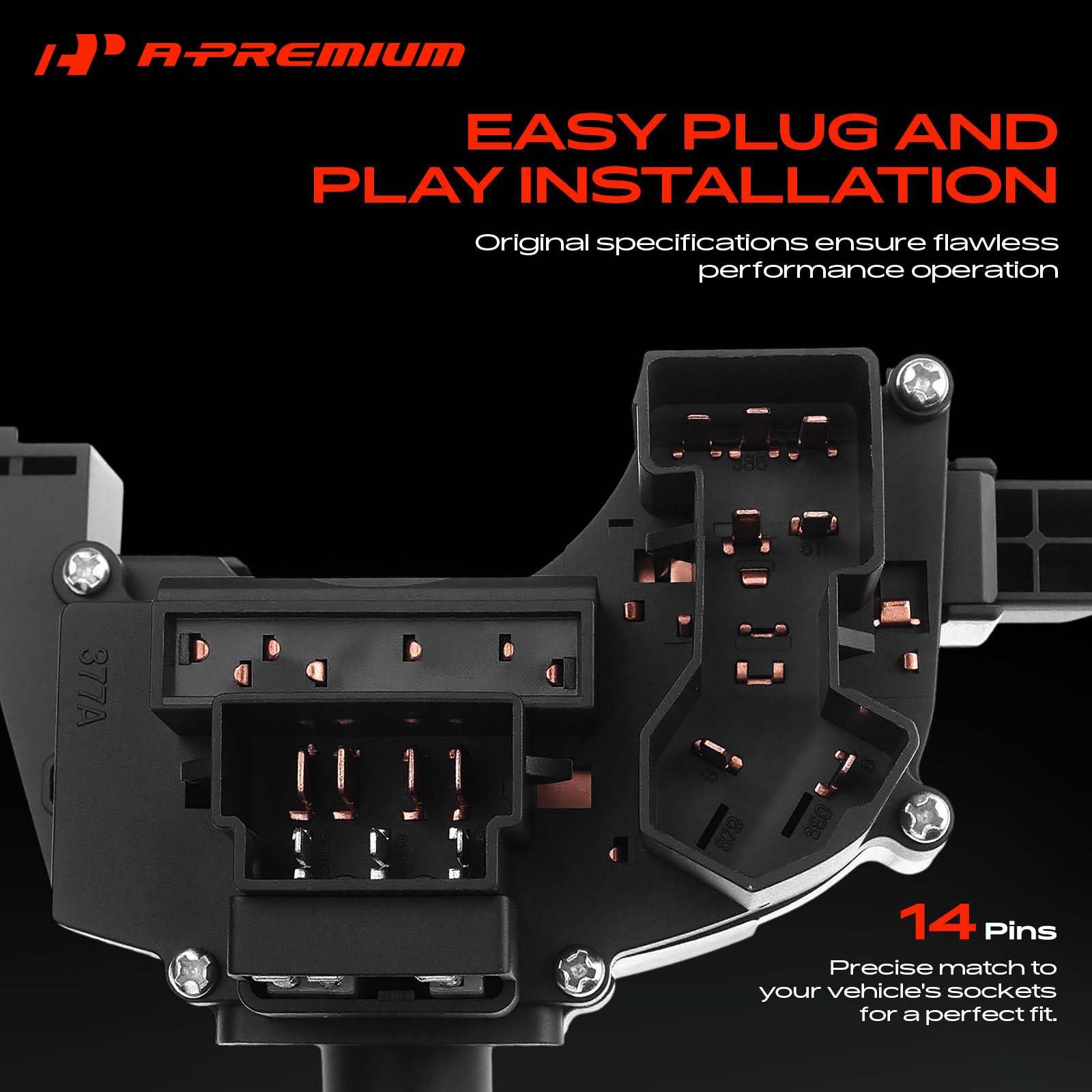 Amazon.com: A-Premium Turn Signal Switch Windshield Wiper Washer