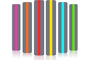 Colored Reading Overlay Strips for Enhanced Reading