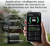 Station électrique portable EF EcoFlow DELTA 3 Plus,1024 Wh de capacité, batterie LiFePO4, charge complète en 56 min, 1800W de puissance de sortie, pour camping, RV, l'alimentation de secours - 9