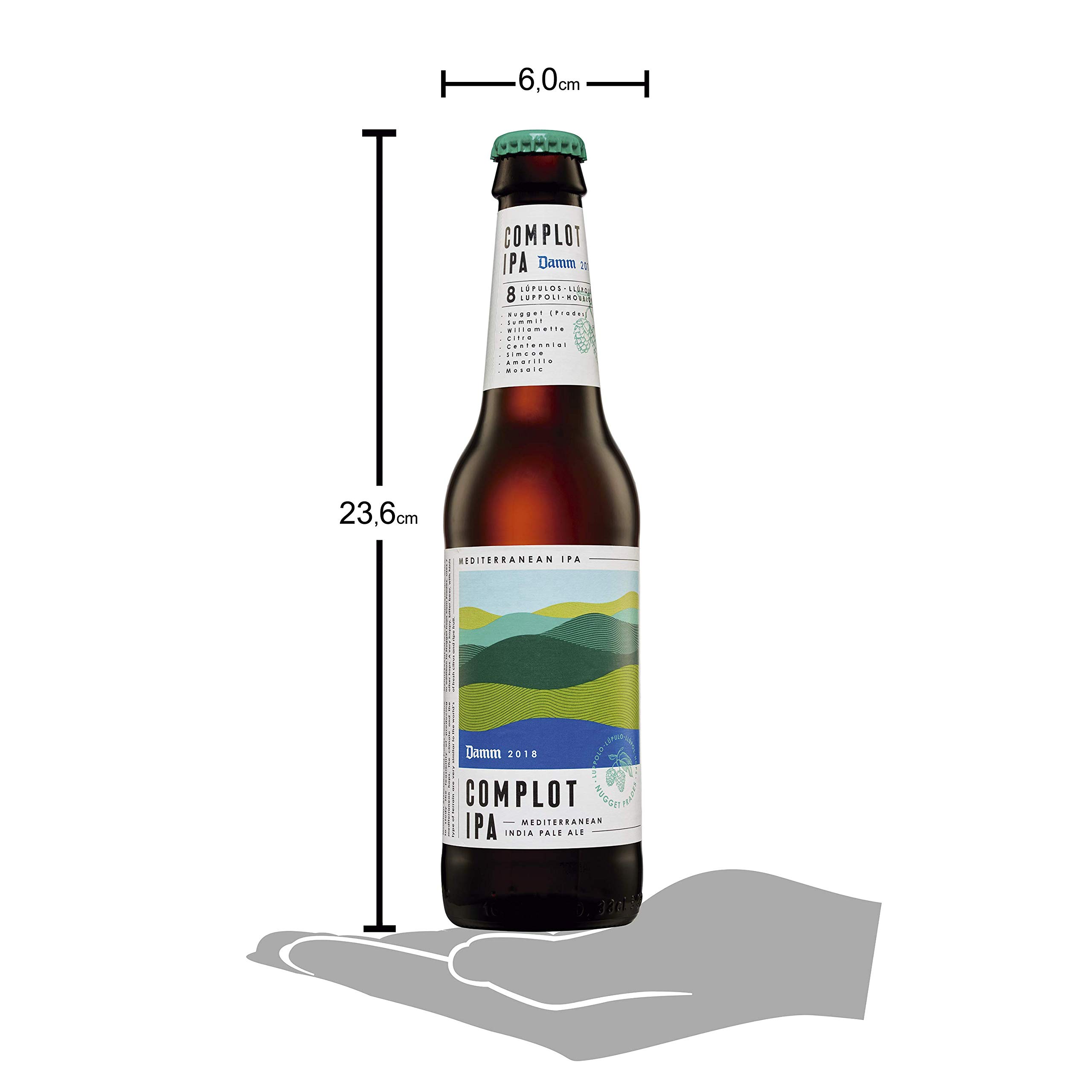 Cerveza complot ipa 33 caja de 24 und .