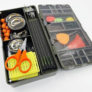 Fishing Organizer Box, Rig Box Carp Fishing, Bait Lure Storage, Compact And Portable Design, Versatile Use, 24x12.5x5.3cm For Bait Lure Angler Travel Boat Saltwater Freshwater Carp Trout