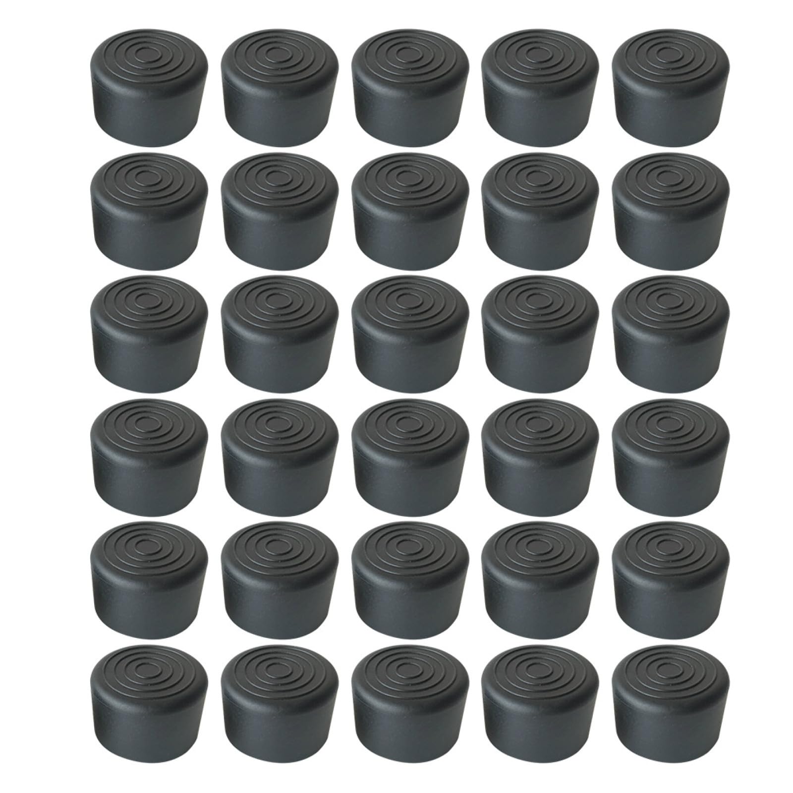 Runde Stuhlkappen 25mm aus Gummi, 100 Stück für Tisch und Stuhlbeine