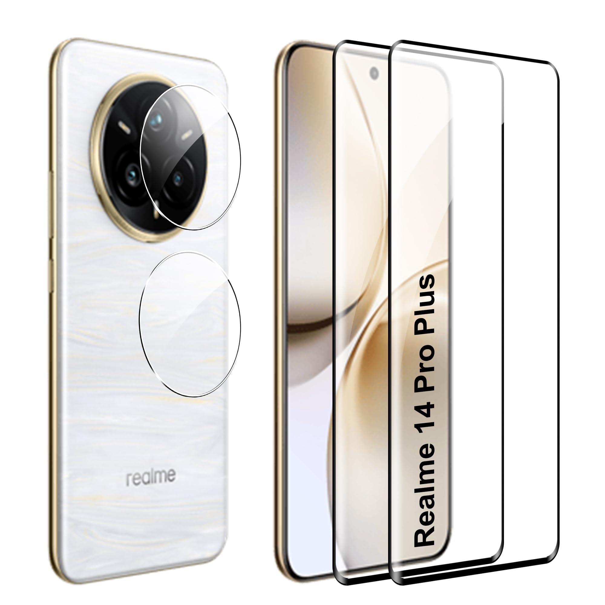 dipos I 3X Pellicola Protettiva Compatibile con Oppo Realme
