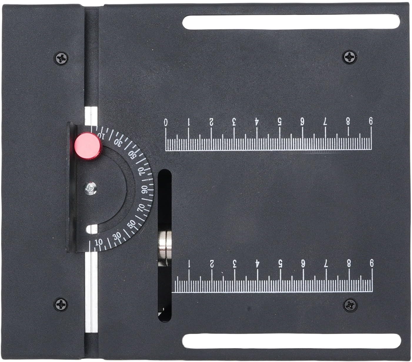 Adjustable Multifunctional Portable Table Saw 100W 7 Speeds Cutting Angle Mini Saw for Polishing Grinding Carving Drilling (US Plug)