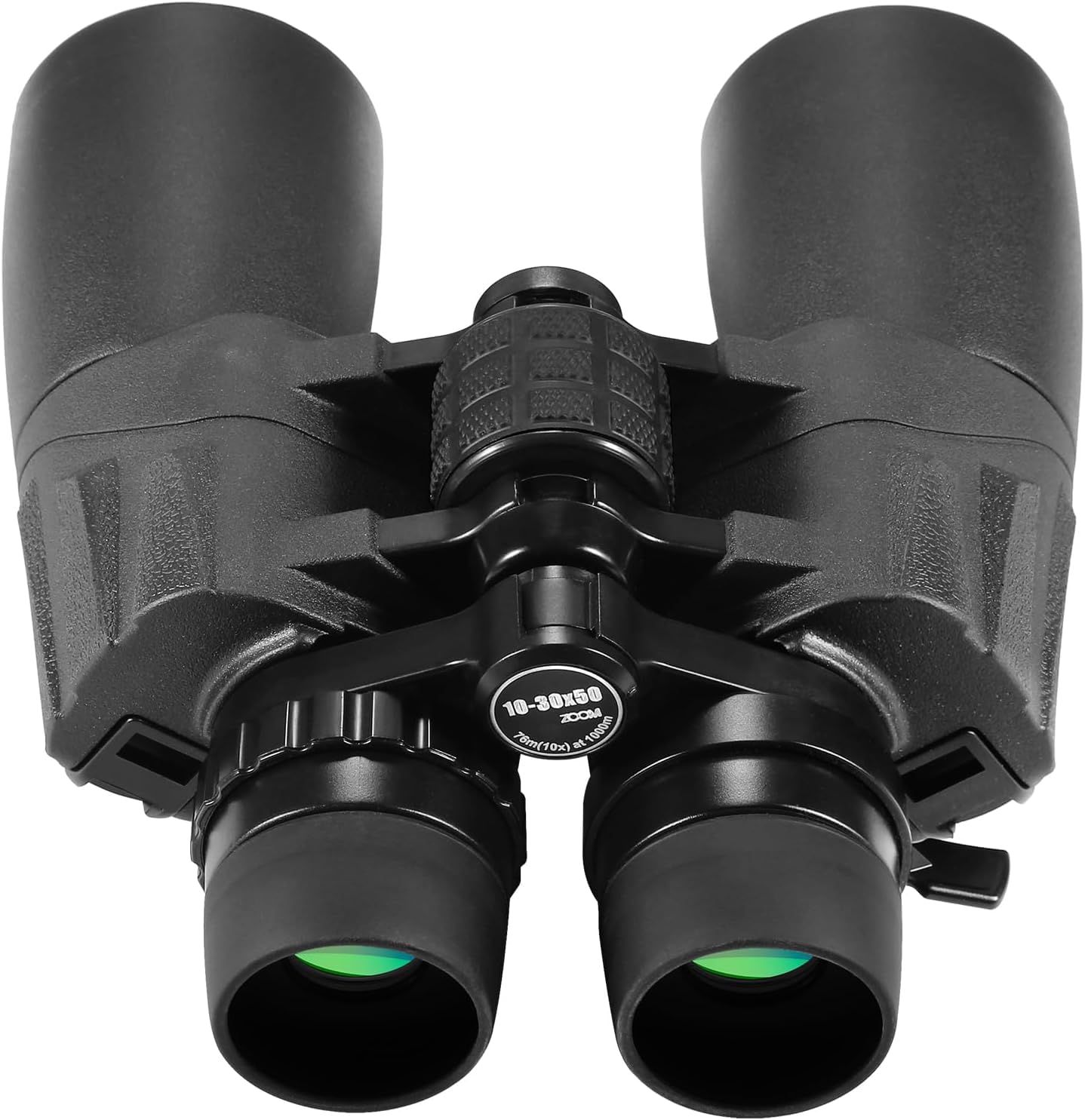 Prismáticos con zoom de alta potencia de 10-30 x 50 para adultos, prismáticos profesionales militares HD con prisma BAK4/lente FMC/visión grande/impermeable/visión nocturna con poca luz para