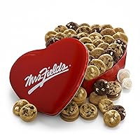 Vista 9 de Señora Fields 48 galletas de tamaño bocado en lata de colección - Surtido con 48 galletas Nibblers en nuestros 5 sabores clásicos de galleta