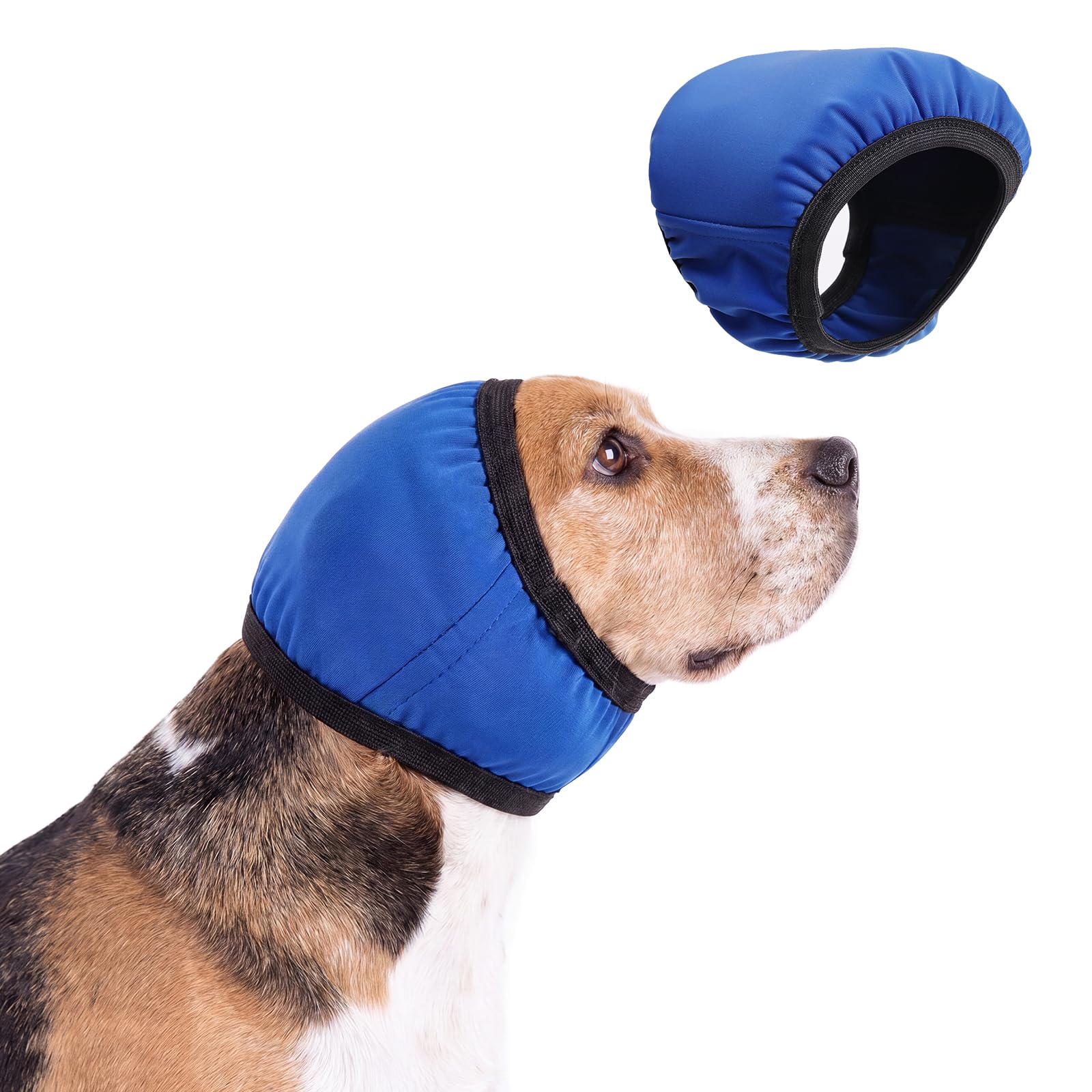 Dog Calming Ear Cover, Soft Stretch Hood for Noise & Anxiety Relief