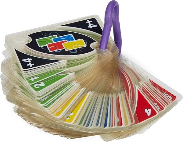 Mattel Games UNO H20 to GO, water resistant cards game, to take to the beach and to snow holidays, extra durable 108 cards, ages +7, P1703 - 3