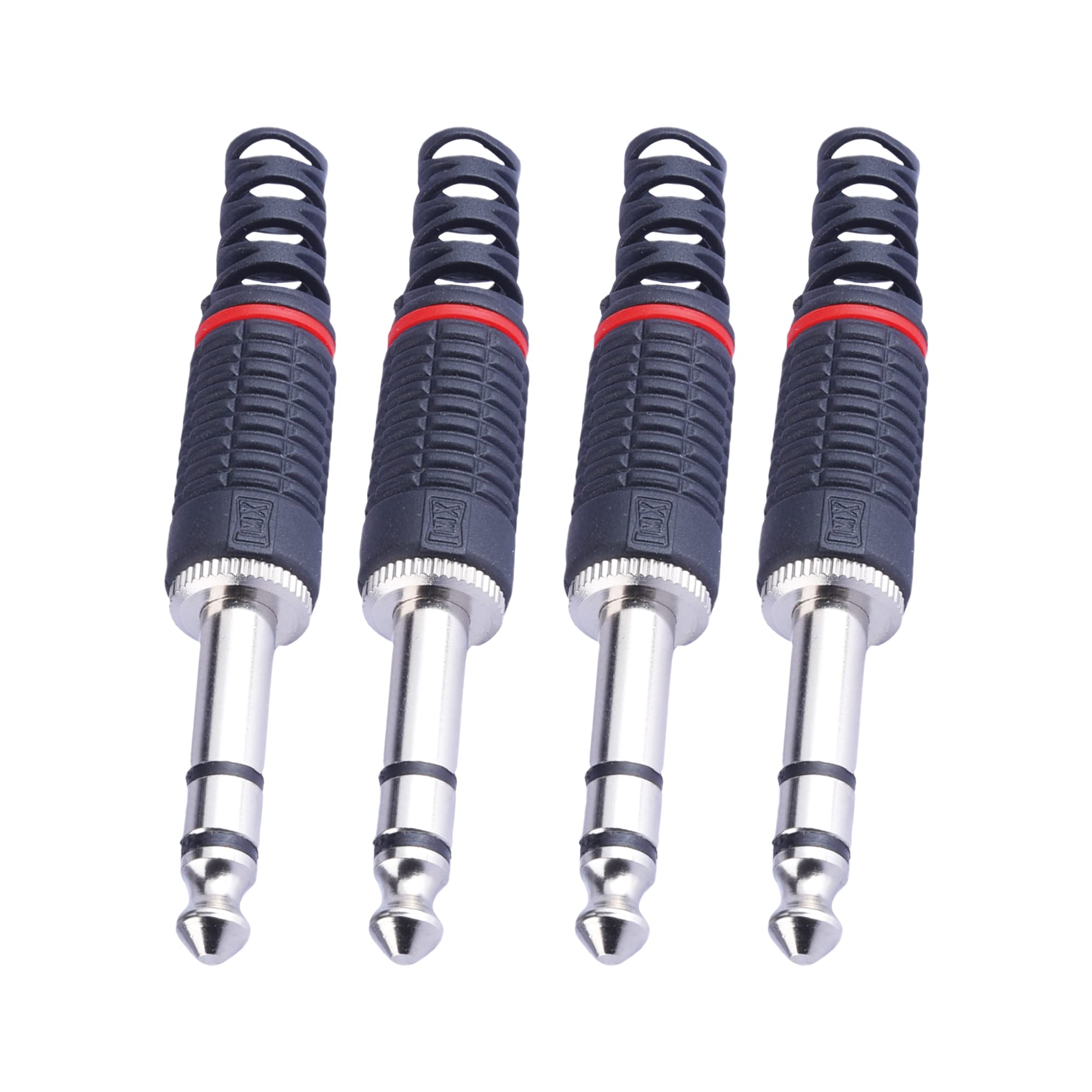 MX P-38 Super Deluxe Copper Plated Stereo Phono TS 6.35mm (1/4) Mono Male Connector with PVC Cap Cable Connector used for Speaker, Amplifier, Home Theater etc. (MX-73 : Pack of 4) (B0BYNXN4RH) Amazon Price History, Amazon Price Tracker