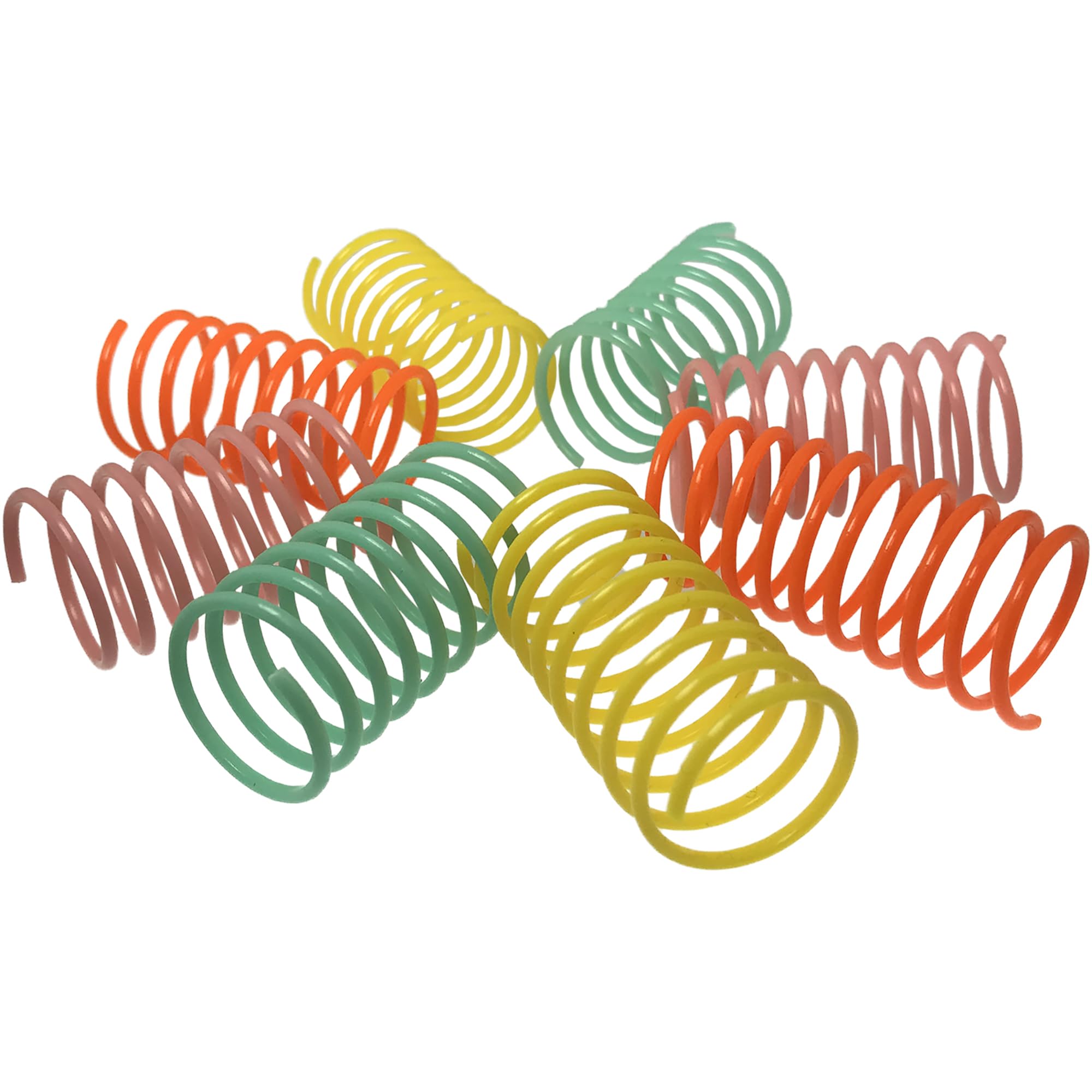 Petsport Cat Springs - Juguete para gatos pequeños, paquete de 8